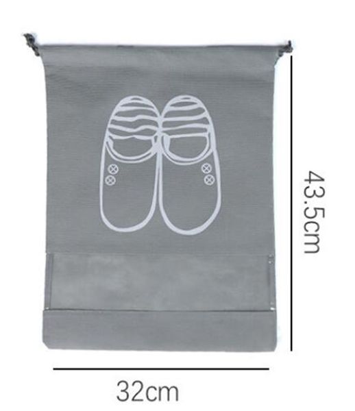 

non woven fabric storage bag portable printing travel shoes bundle pocket shoe bags pink home women men home 1 18bd m2