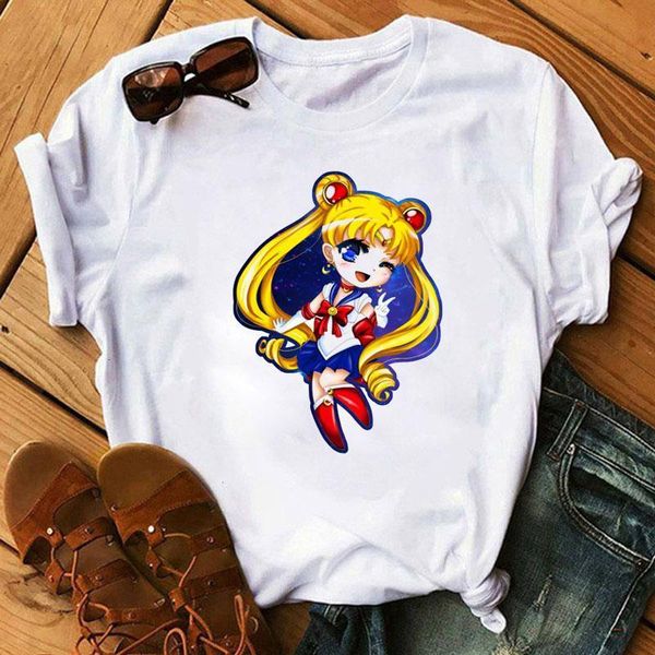 

kawaii cartoon summer fashion t shirt women harajuku short sleeve fun ulzzang t-shirt cute cat tshirt cartoon tee female, White