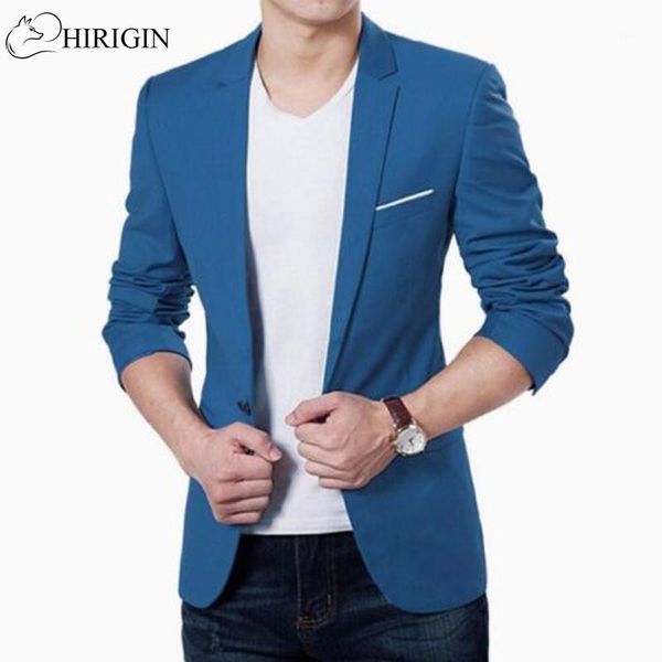

hirigin mens korean slim fit fashion cotton blazer suit jacket black blue plus size m to 3xl male blazers mens coat wedding1, White;black