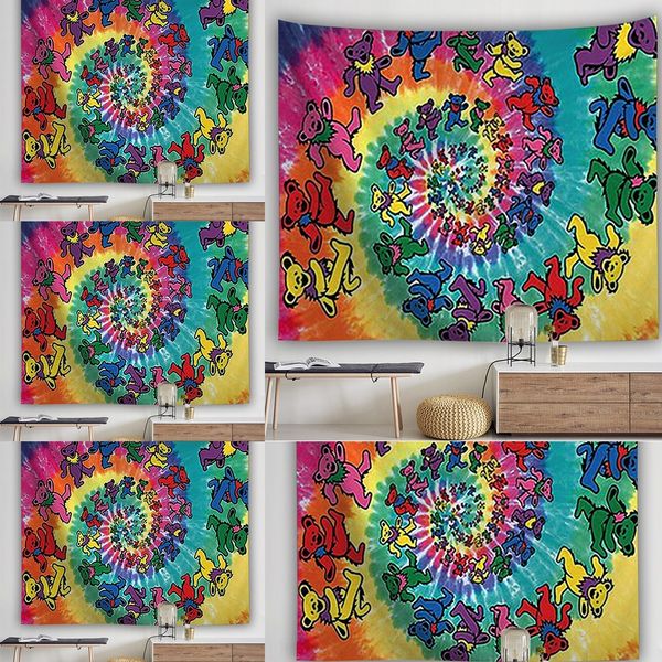 

ly6c new camping 9 arrival styles bohemia pattern decor home tapestries beach towel blanket blanket bedsheet table-cloth with led light