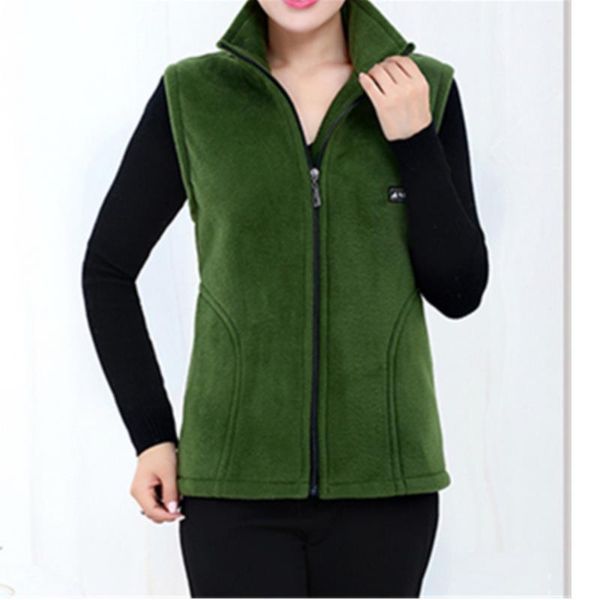 

women's vests fleece women autumn korean plus size sleeveless jackets ladies fashion zipper casual waistcoat female, Black;white