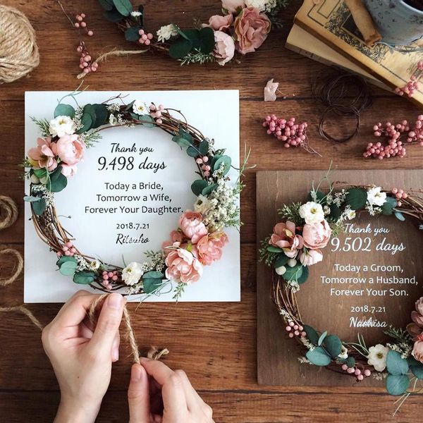 

fengrise natural rattan garland diy crafts decor for door hanging christmas spring wedding wreath home party