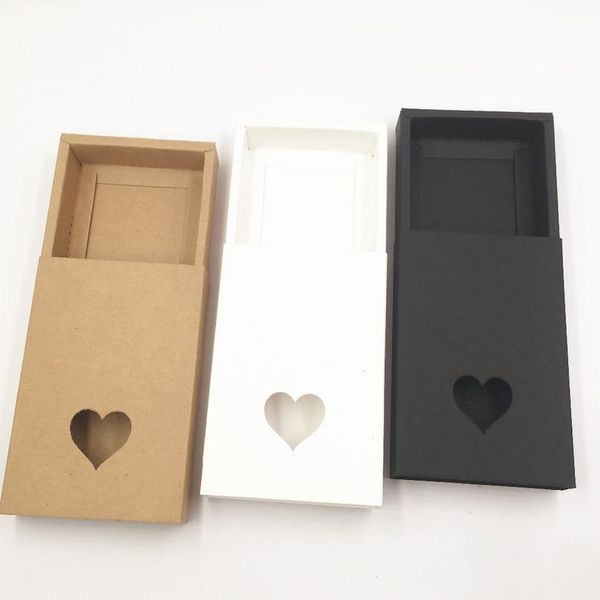 

50pcs kraft/white/black paper drawer box for festival supplies packing paper mini box souvenir sto bbyhxa