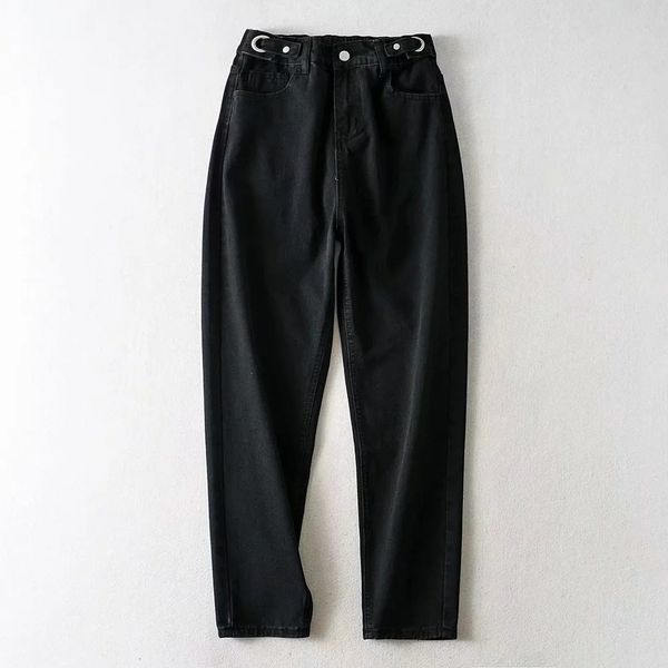 

2021 new states is afraid the fall and winter high waist jeans her red street show thin cowboy pants of radish plnj, Blue