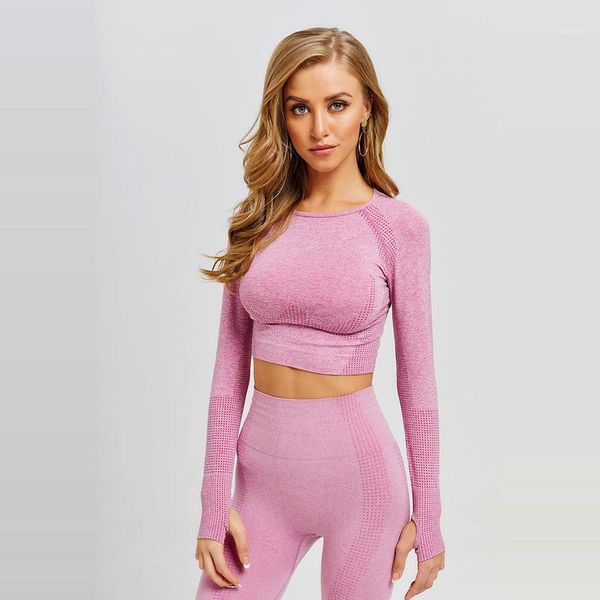 

yoga outfits women vital seamless set fitness clothing sportswear woman gym leggings cropped shirts sports suits1, White;red