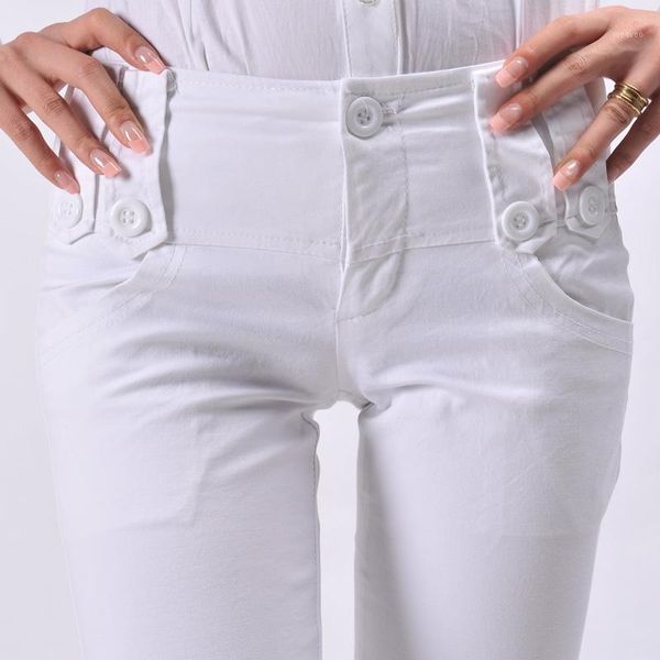 

2020 spring autumn jeans trousers female casual pants slim flare trousers butt-lifting low-waist women denim pants women ta02741, Blue