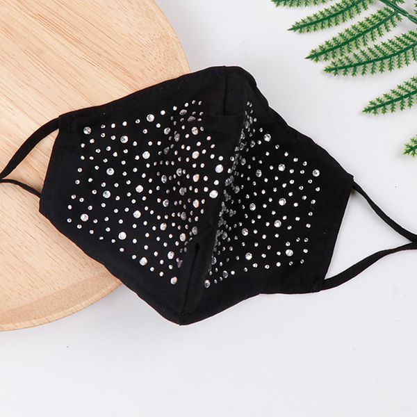 

bling shinning face mask design an-dust anti-spray washable reusable fashion anti-odor cotton masks ing