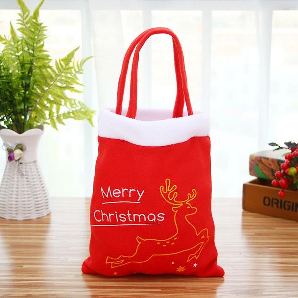 Vendita calda nuova moda albero di Natale zaino Vigilia di Natale alce regalo confezione regalo decorazione borsa forniture natalizie