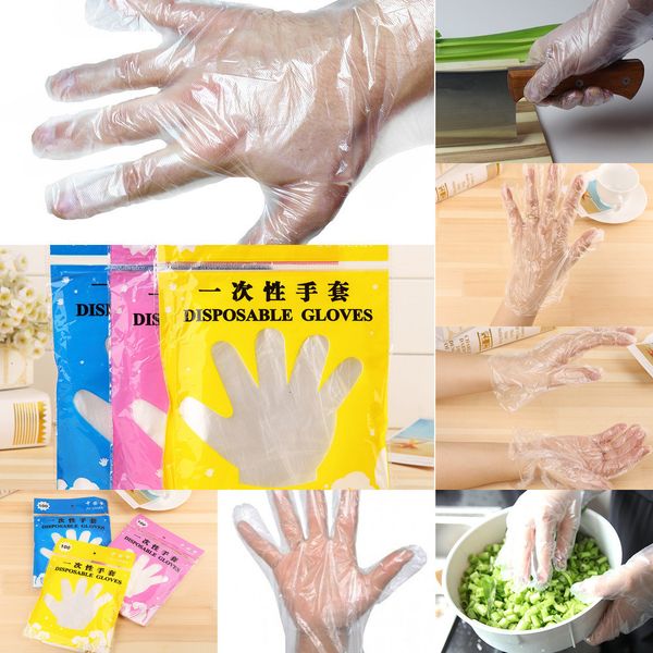 

restaurant household service home disposable 100pcs/lot gloves catering hygiene plasticoutletae8w