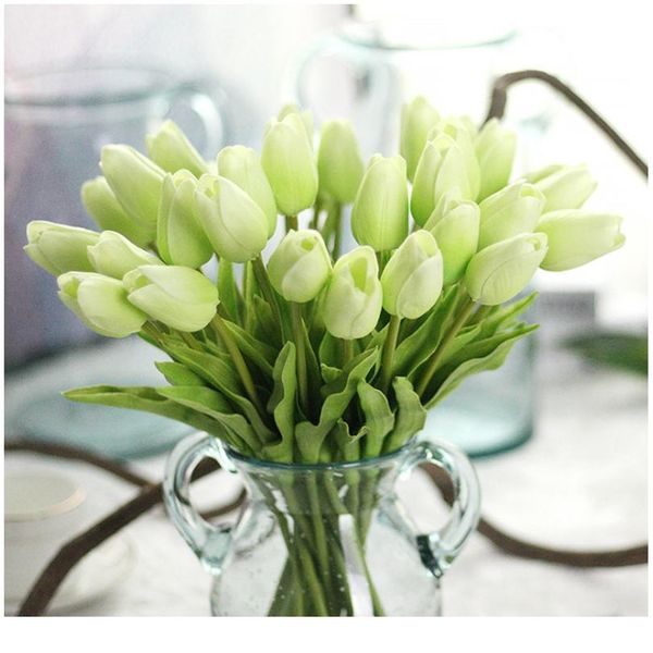 

10pcs real touch artificial flowers tulips flower bouquet bridal decorate flowers for wedding garden decoration ho wmthlm
