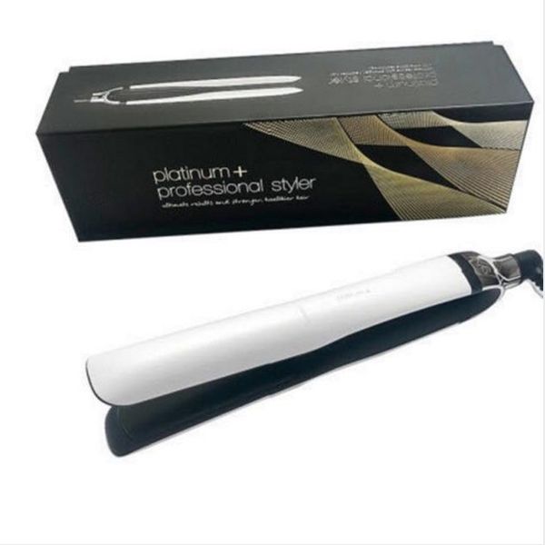 

product platinum+ hair straightener ceramic flat iron professional hairs styler curler plate tools, Black