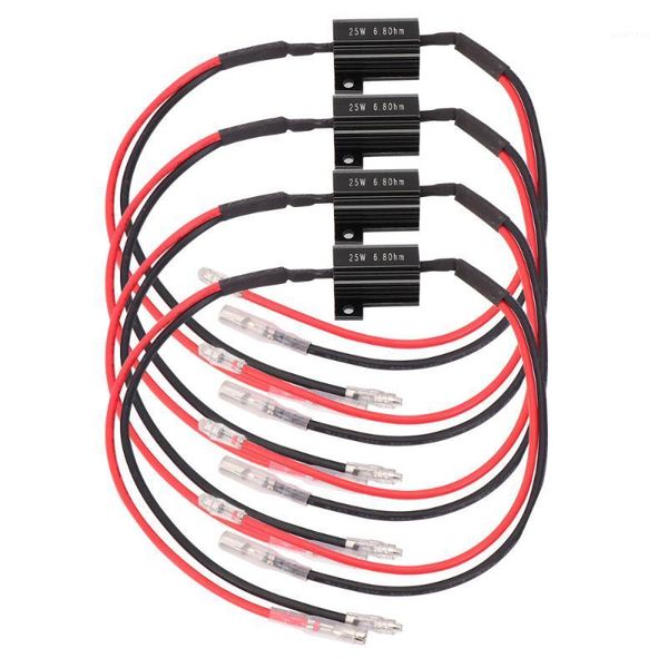 

4pcs turn signal light decoder 6.8rj resistor parts decoder for motorbike1