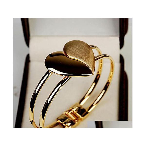 

fashoin jewelry frosted heart bracelet bright heart bang sqclug queen66, Black