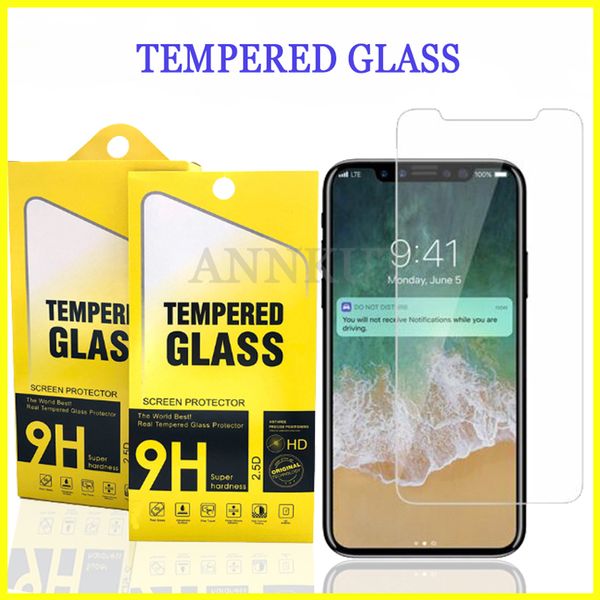 

телефон закаленного очки, протектор экрана для apple 12 11 pro xs max x xr-8 закаленного стекла для samsung j7 j5 штриха с бумажной коробкой