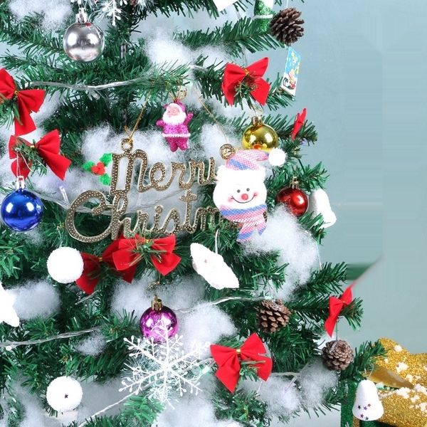 

adzsl artificial scenery flake cotton christmas supplies decorations arrangement scenery powder decorations fake arrangement cotton christma