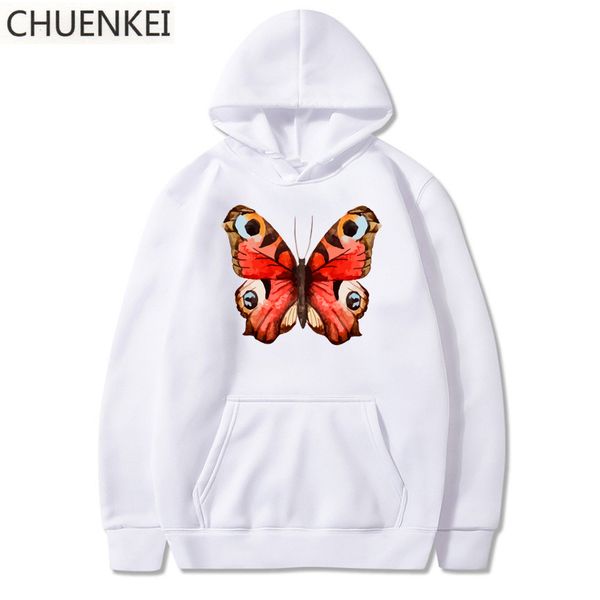 

winter harajuku butterfly print graphics hoodies girls streetwear hip hop sweatshirt women hipster casual hoody korean clothes 1014, Black