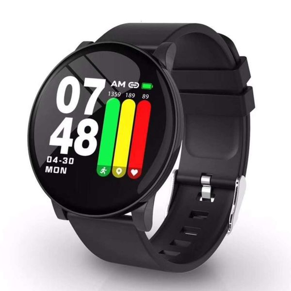 

selling smart w8 round screen milane heart rate blood prsure bluetooth men's and women's sports br