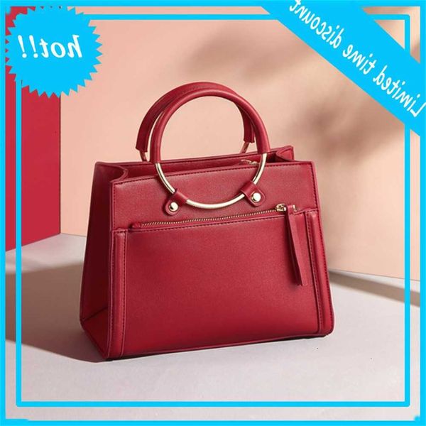 

bridal red 2020 new shoulder bag fashion leather handbag women's diagonal