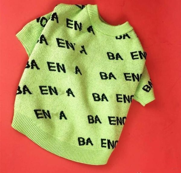 

dog clothes trendy letter embroidery pets sweaters fashion soft touch pet cotton coats ins style elastic teddy costumes apparel