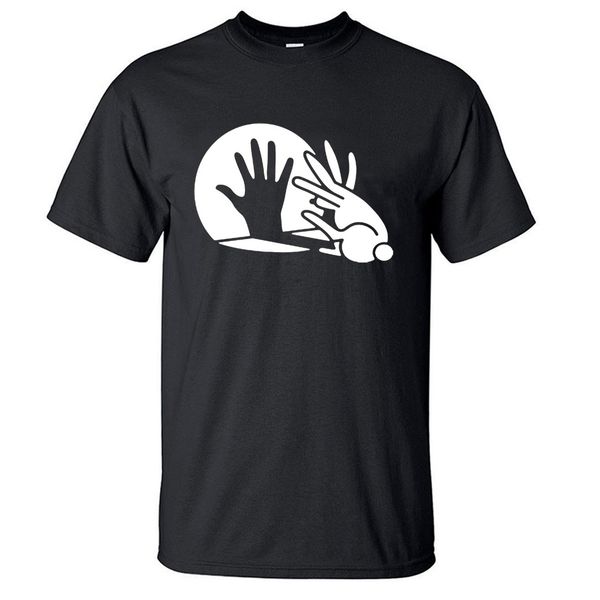 

rabbit silhouette funny print fashion tshirt 2020 streetwear homme tees sport hooded sweatshirt hoodie men t shirt