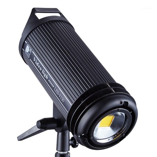 

flash heads led studio video light daylight 5500k yidoblo led-v150 live stream lamp shoot 150w spotlight dmx remote control1
