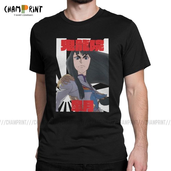 

vintage kiryuin satsuki for pure kill la kill japanese anime short sleeve sport hooded sweatshirt hoodie men t shirt