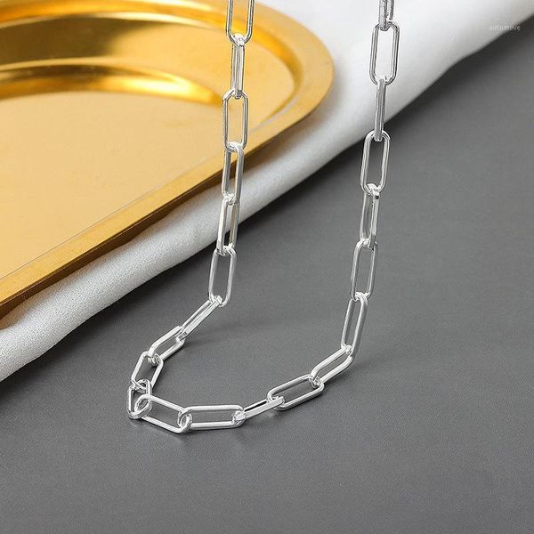 

2020 new fashion s925 sterling silver individuality simple square cross necklack jewelry for women gift1
