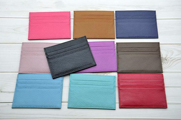 

credit card holder small front pocket slim wallet secure thin coin purse, Brown;gray