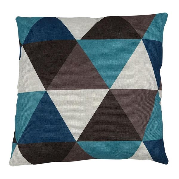 

pillow case blue triple-cornered cushions cases cover