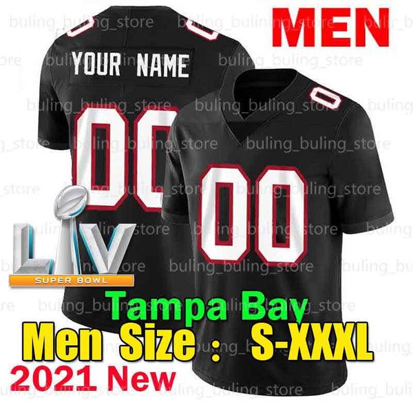 

men youth women 2021 new tampa bay buccaneers football jerseys 40 mike alstott 55 derrick brooks tom brady rob gronkowski, Black;red