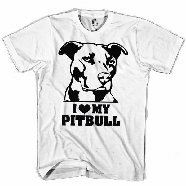 

i love my pitbull men new fashion design short sleeve o-neck men brand printed t shirts cool tee sport hooded sweatshirt hoodie