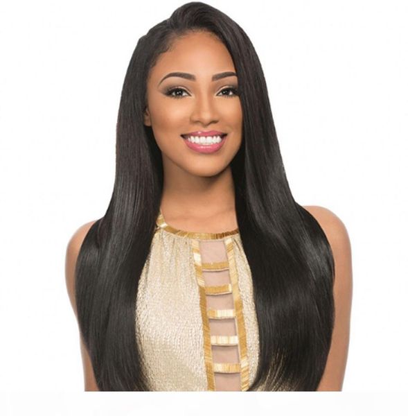 

peruvian human hair lace wigs for women straight 360 lace frontal wigs bleached knots glueless wigs, Black;brown