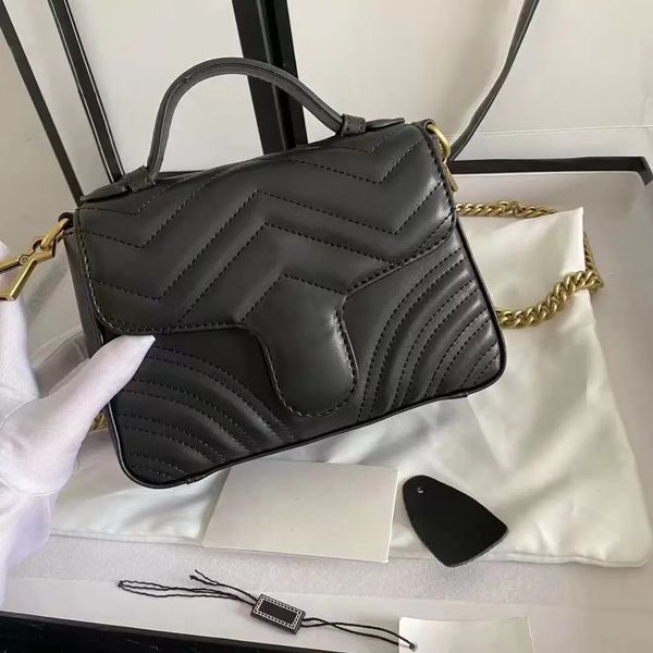 

new women handbag shoulder bag quality genuine leather purses messenger bags female classic wallet with box small tote crossbody bag v8802, Black;red