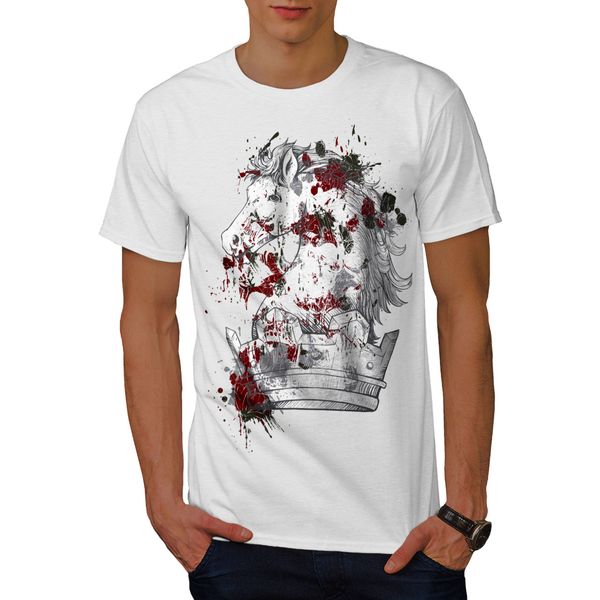 

horse king blood horror mens , royal graphic design printed tee hoodie designers t shirts sweatshirt