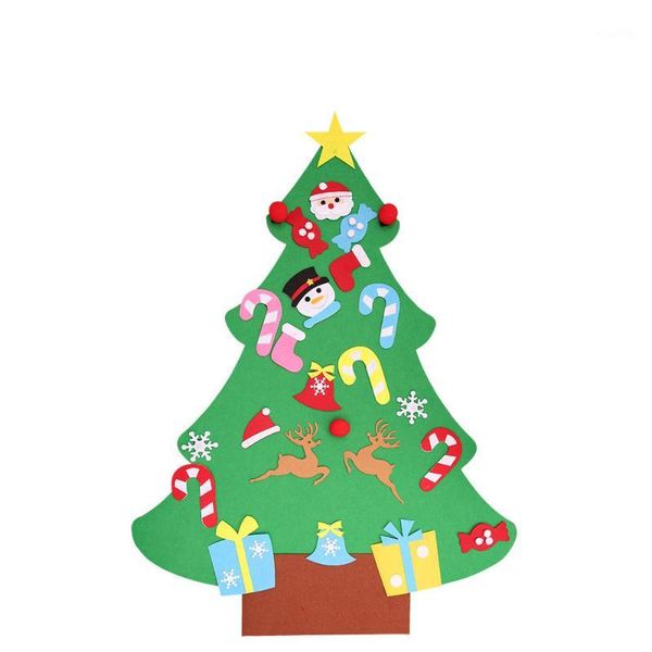 

christmas decorations diy three-dimensional felt cloth tree large hanging gifts1