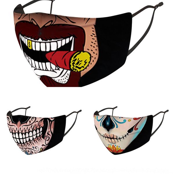 

kear blanks sublimation party face mask with ear thermal can put pm2.5 filter filter straps can be adjusted for pocket transfer print, Black