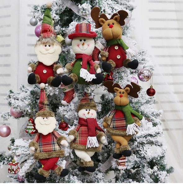 

dhl rts mix order santa claus snowman doll pendant christmas decorations christmas supplies ornaments pendant christmas gifts