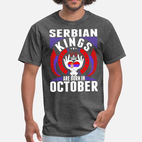 

serbian kings are born in october t shirt black custom tracksuit hoodie sweatshirt