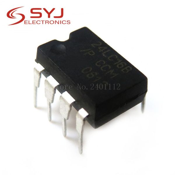 

10pcs / серия pic24lc16b-i p 24lc16b-i 24lc16 dip-8 в наличии