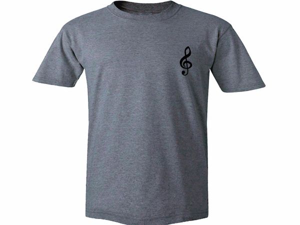 

2019 music player treble clef sign 100% cotton gray new t-shirt great musician gift sport hooded sweatshirt hoodie
