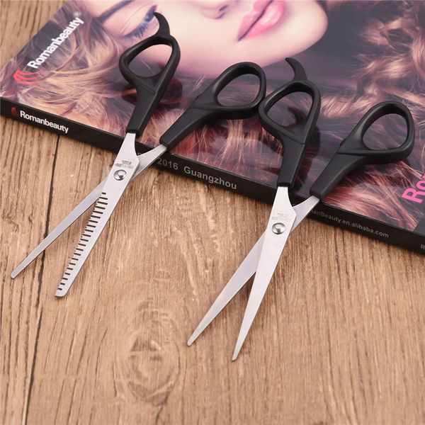 

2pcshair scissors cutting shears salon professional barber hair cutting thinning hairdressing set styling tool hairdressing comb