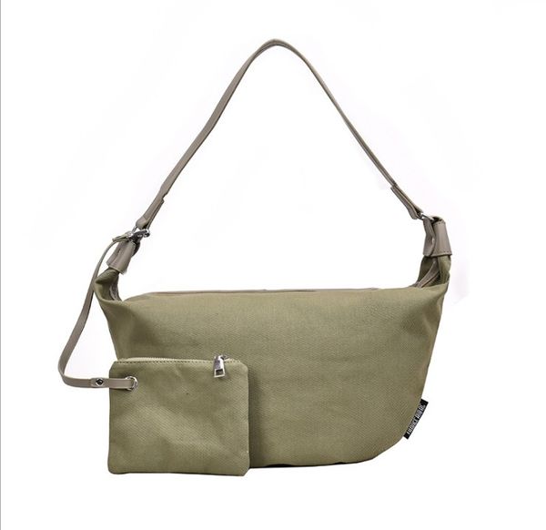 

женская сумка одного плеча crossbody вечером мешок all-матч большой емкости пакет 2020 дизайнер повседневный холст chest сумка