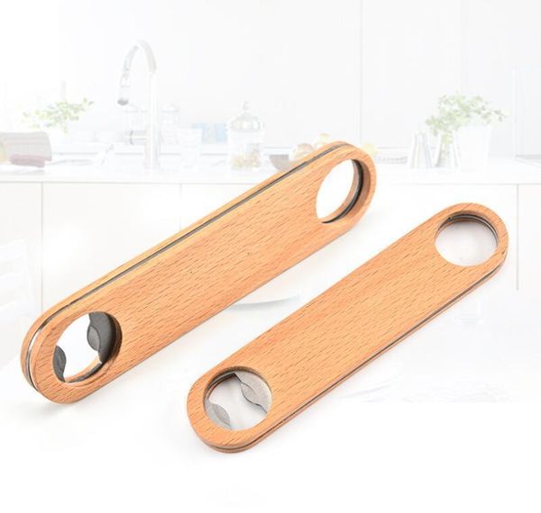 

custom wood handle bottle openers bar blade beer bottle opener vintage wooden handle stainless steel bartender b bbydyz packing2010