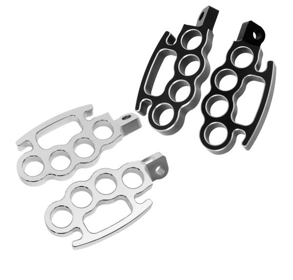 

cnc black chrome rear foot pegs footrests pedal fit for harley sportster xl883 1200