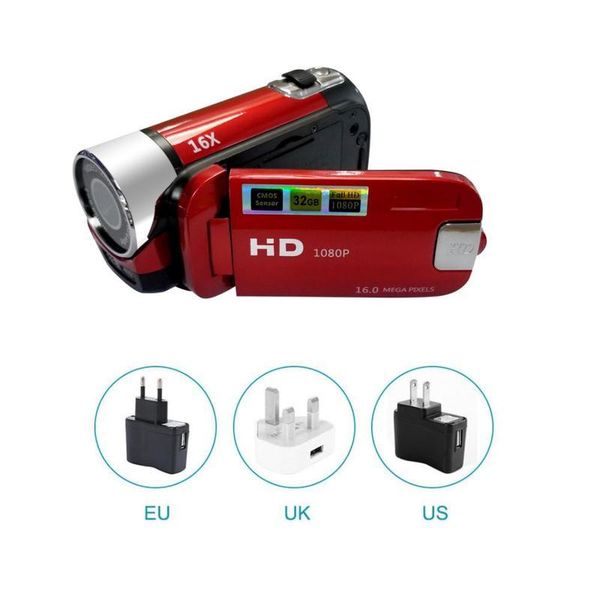 

2020 new digital camera camcorder video record clear night vision anti-shake led light timed selfie professional camcorder