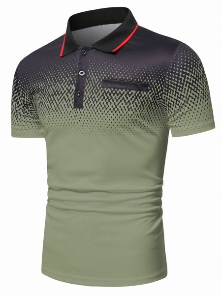

men graphic print polo shirt x9rk#, White;black