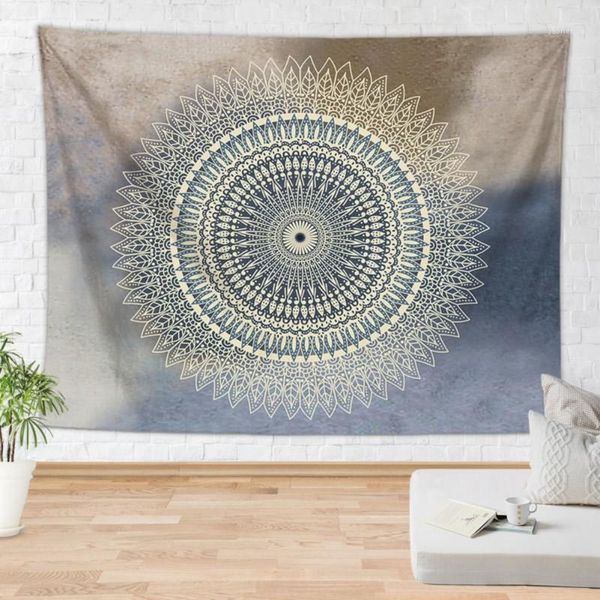 

india mandala tapestry wall hanging bohemia tapestry wall carpet tapiz witchcraft decorative cloth tapestries #1