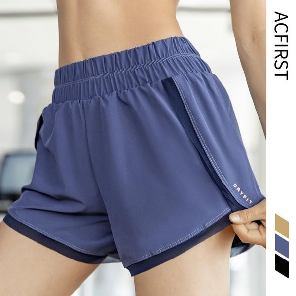 

yellow blue women gym pocket running shorts breathable quick dry short workout high waist fitness sportwear plus size kg-7, Black;blue
