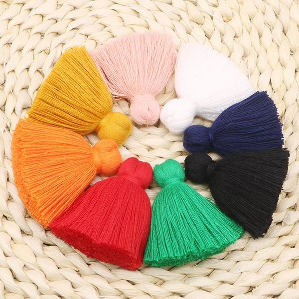 

5pc 6cm mini cotton fat tassel pendant home textile curtain clothing pendant tassel diy key bag bracelet necklace craft tassels h wmtqez