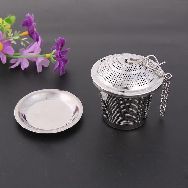 

stainless steel mesh tea mesh tea infuser reusable strainer loose tea leaf spice stainless steel filter bbyapi